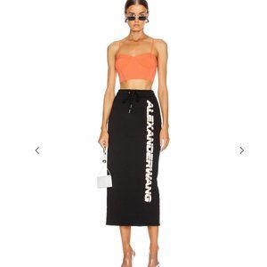 T by Alexander Wang Dry French Terry Skirt M